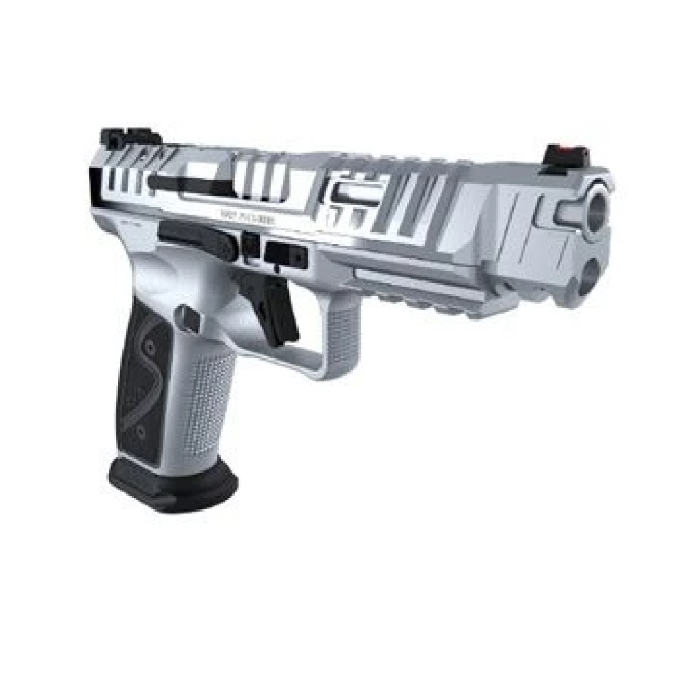 CANIK SFx RIVAL-S Pistol - Chrome | 9mm | 5" Barrel | 2 - 18rd