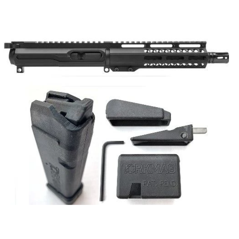 TorkMag Complete AR Upper Magdapt 17 Bundle - Black | 9mm | 8" Ba