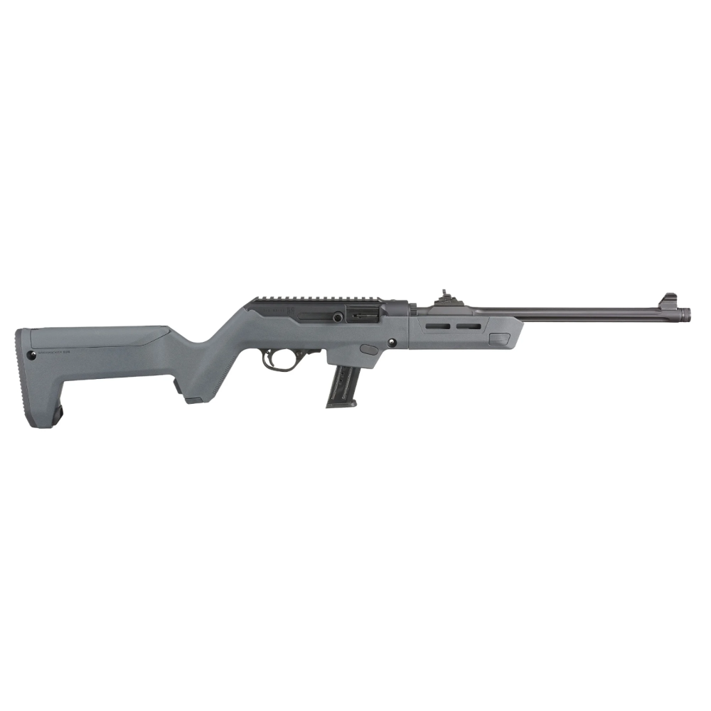 Ruger PC CARBINE BACKPACKER 9MM BL/GRAY 16" 19130|SNIPER GRAY|MAGPUL STK 9mm
