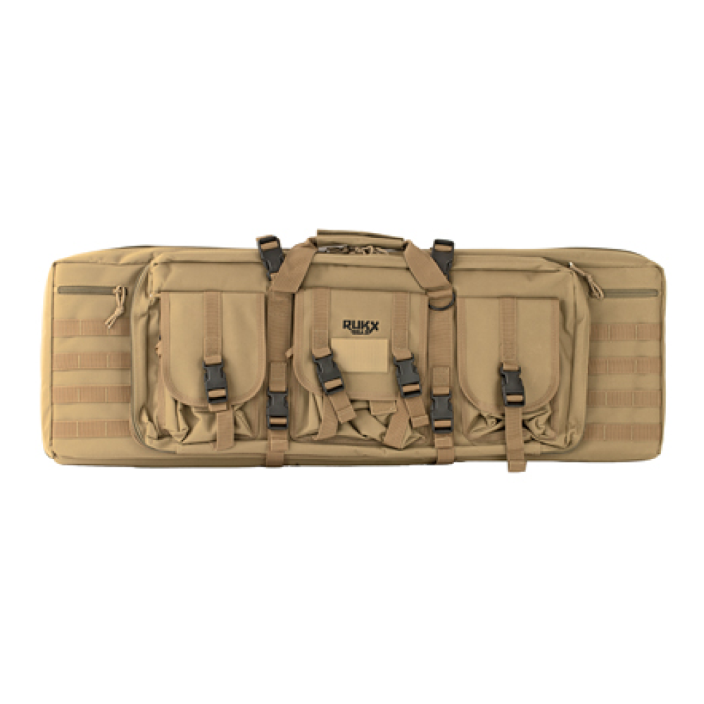 Rukx Gear (ATI) ATI TACTICAL 36" DOUBLE GUN CASE TAN