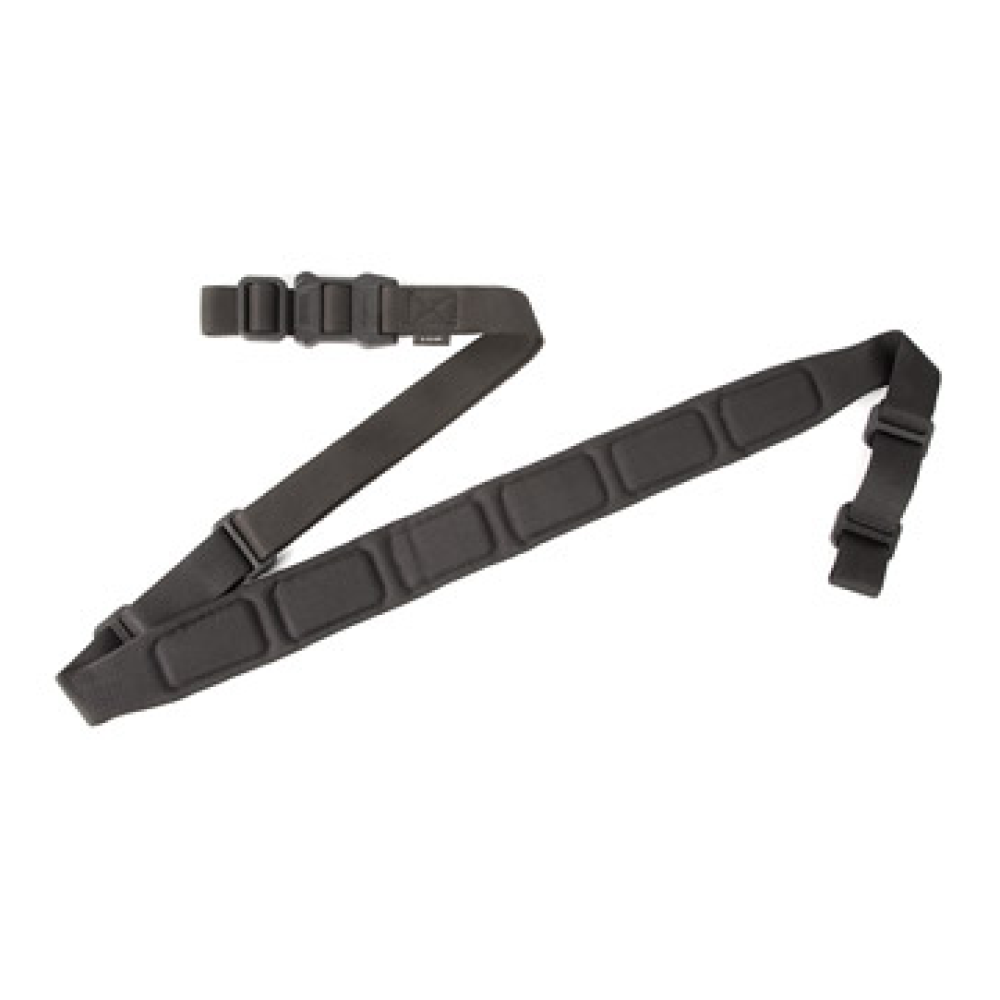 Magpul Industries, MS1 Padded Sling, Fits AR Rifles, 1 or 2 Point Sling, Black