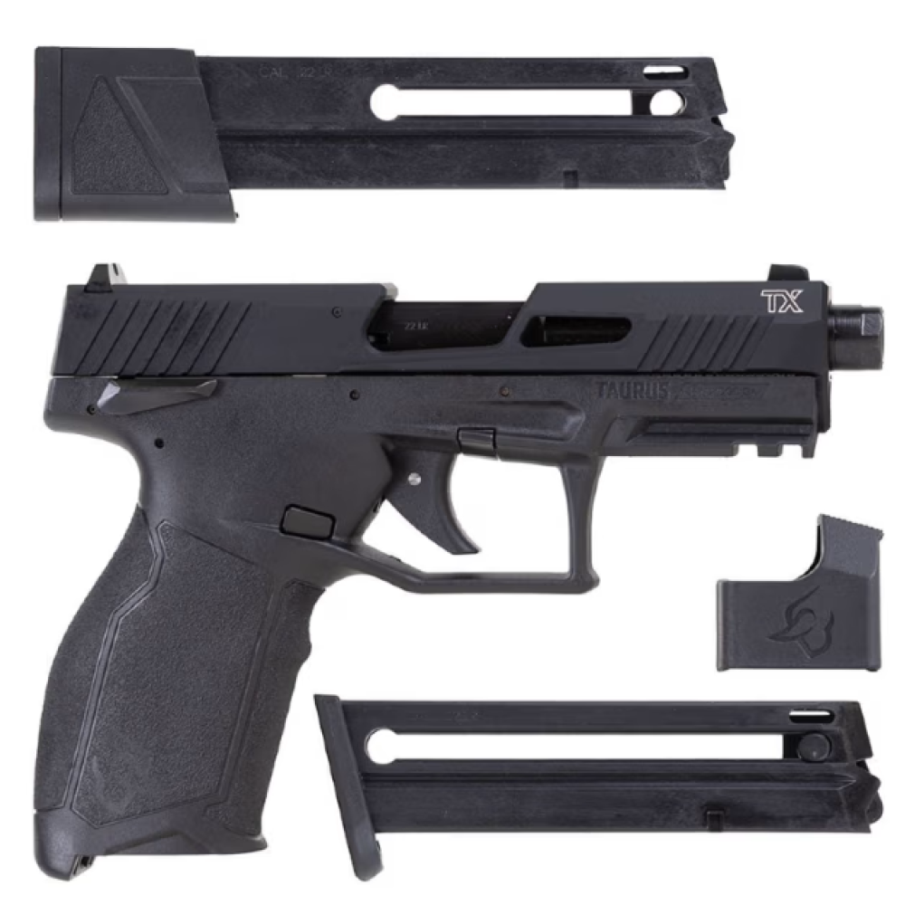 TAURUS TX-22 22LR 4.6 BLK 16/22RD