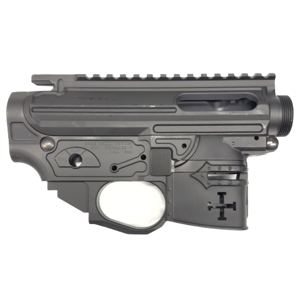 Spikes Tactical 9mm Billet Upper/Lower Receiver Set- Crusader