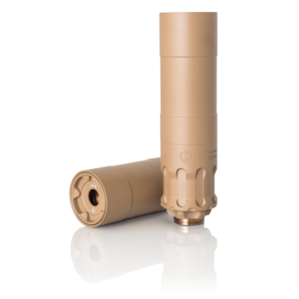 Rugged Suppressors OBSIDIAN9 9MM SILENCER FDE 9mm