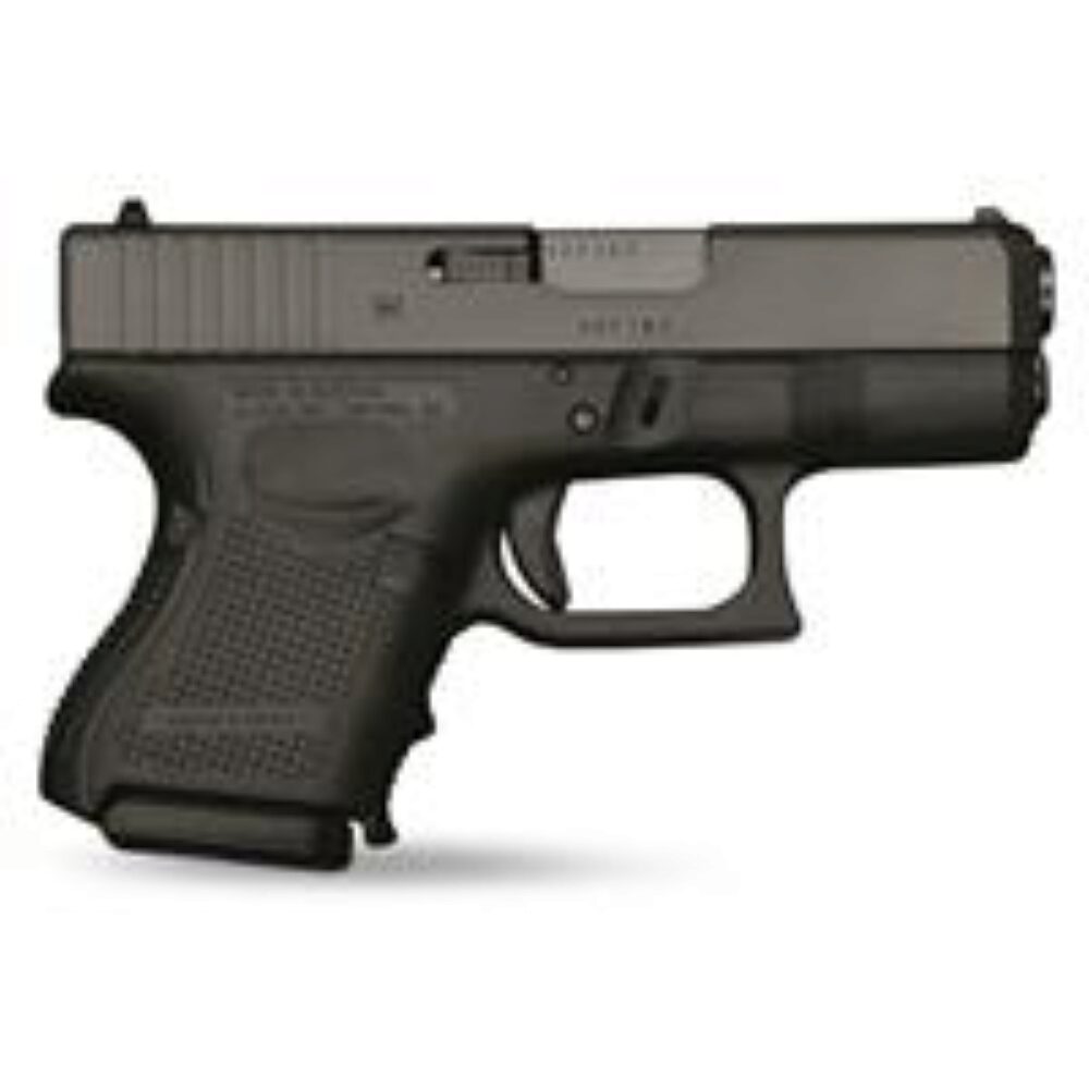 Glock G27 Gen5 Sub-Compact 40 S&W 9+1 3.43 Black GMB Barrel, Black nDLC Serrated Slide PA275S201