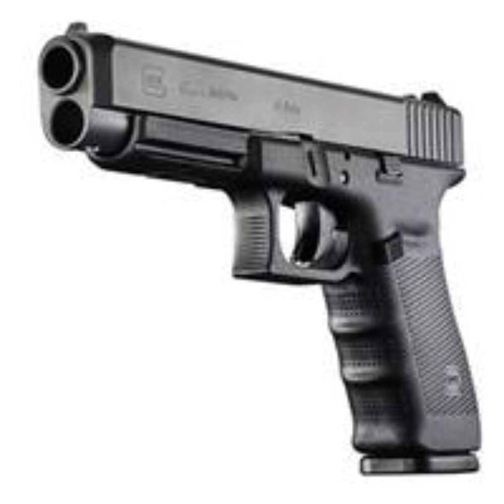 Glock G41 Gen4 Competition 45 ACP  5.31 Barrel 13+1 Black Frame & Slide Finger Grooved Rough Texture