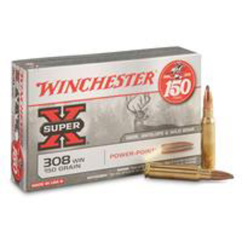 Winchester Ammo X3085 Power-Point  308 Win 150 gr Power-Point (PP) 20 Per Box/ 10 Cs Winchester Ammo X3085 Power-Point  308 Win 150 gr Power-Point (PP) 20 Per Box/ 10 Cs