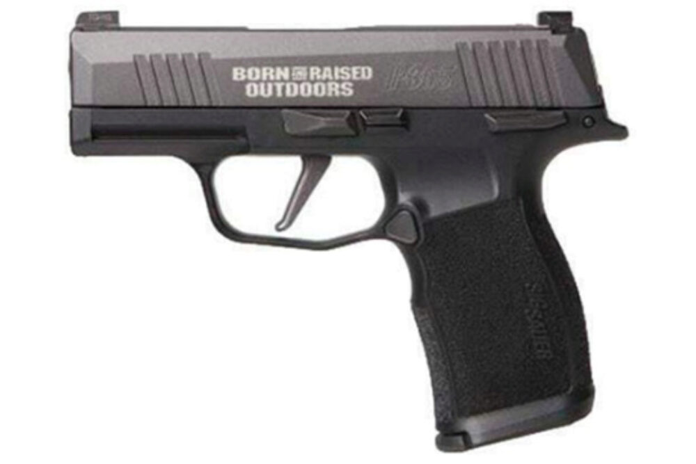 Sig P365X BORN AND RAISED Manuel Safety 9mm 12rd
