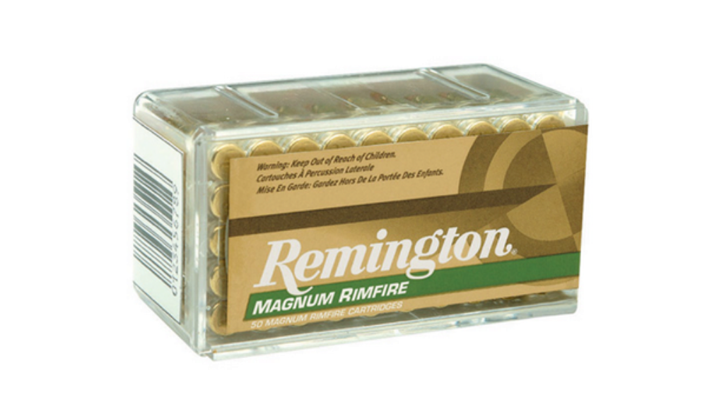 Remington Ammunition Magnum Rimfire  22 WMR 40 gr Jacketed Hollow Point (JHP) 50 Per Box/ 40 Cs 2117