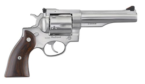 Ruger 5043 Redhawk  44 Rem Mag  5.50 Barrel 6rd Triple-Locking Cylinder, Satin  Stainless Steel, Hardwood Grip, Transfer Bar Safety