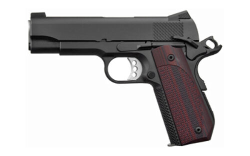 Ed Brown KC18G4 1911 Kobra Carry 45 ACP 7+1 4.25 Recessed Crown Barrel, Snakeskin Serrated Black Gen4 Carbon Steel Frame/Slide w/Bobtail Housing, Laminate Wood Grip