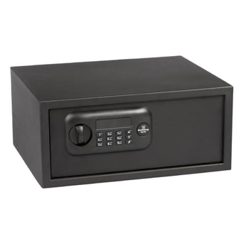 Bulldog Cases, Pistol Vault, 17"X15"X8", Digital Lock, Standard Digital Lap Top Style Safe, Black