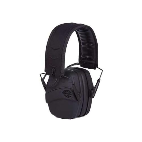 PRO EARS RIFLEMAN TAC EAR MUFF ELECTRONIC PADDED NRR 25 BLACK