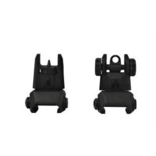 ATI TACTICAL FLIP UP FRONT & REAR BACK UP SIGHT - POLYMER