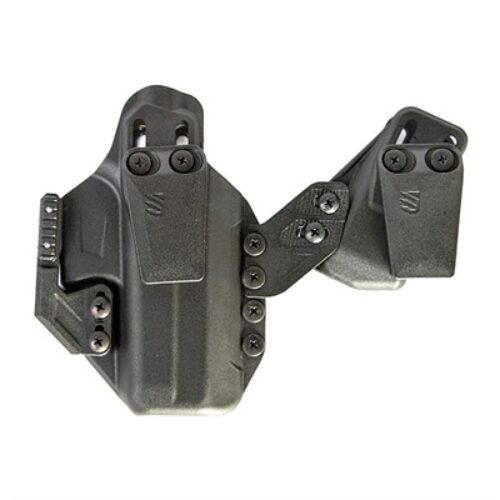 Blackhawk 416176BK Stache Premium Kit IWB Size 76 Black Polymer Belt Clip Fits Glock 48 Ambidextrous
