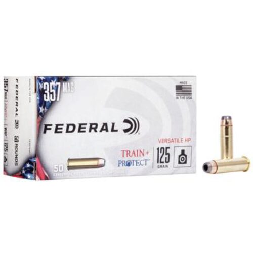 Federal TP357VHP1 Train + Protect  357 Mag 125 gr Versatile Hollow Point (VHP) 50 Per Box/ 10 Cs