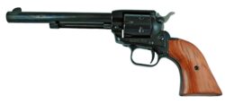 Heritage Mfg RR22B6 Rough Rider  22 LR 6rd Shot 6.50 Black Barrel, Cylinder & Frame, Cocobolo Grips