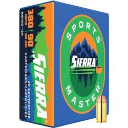 Sierra Sports Master Handgun Ammunition .380 Auto 90 gr JHP
