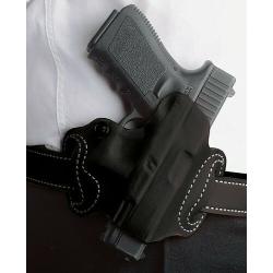 DESANTIS MINI SLIDE HOLSTER OWB RH LTHR FOR GLOCK 20/21 BL
