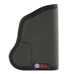 DeSantis Nemesis  Pocket Black Rubberized Fabric Pocket Compatible w/ Glock 17/19 RugerSR9/SR40, Sig P220