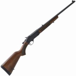 Henry H015308 Single Shot  308 Win Caliber with 1rd Capacity, 22 Barrel, Overall Blued Metal Finish & American Walnut Stock, Right Hand (Full Size)