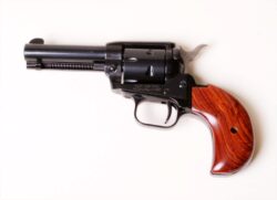 Heritage Mfg RR22MB3BH Rough Rider  22 LR/22 WMR 6 Shot 3.50 Black Barrel, Cylinder & Zamak Frame Cocobolo Bird Head Grips