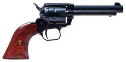 Heritage Mfg RR22B4 Rough Rider  22 LR 6 Shot 4.75 Black Barrel, Cylinder & Frame, Cocobolo Grips