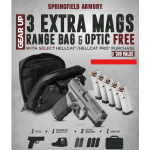 USED Springfield Hellcat Gear Up 2025 Pro Comp OSP Handgun 9mm Luger 15(1)&17(4)rd Magazines 3.7