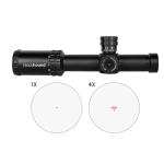 BLACKHOUND  1-4X24MM 30M FFP SCOPE