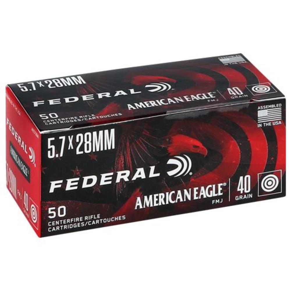 FEDERAL AE 5.7X28MM 40GR SPEER FMJ 50RD 10BX/CS