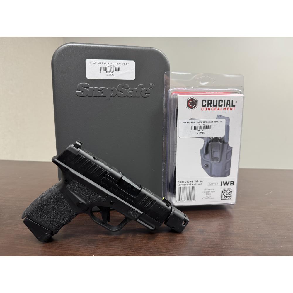 Springfield Hellcat RDP + Holster + Safe