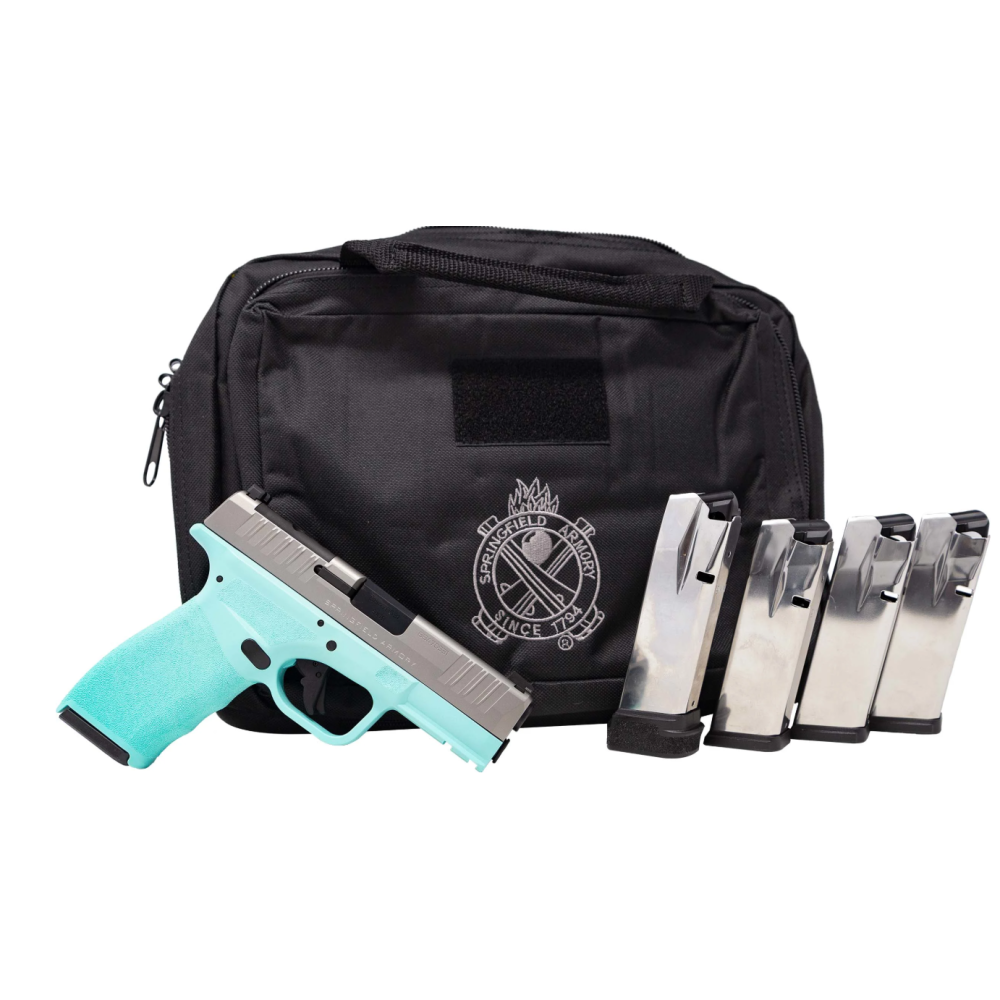 Springfield Hellcat Pro Robins Egg Blue Gear Up Bundle