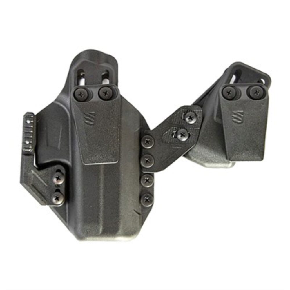Blackhawk 416176BK Stache Premium Kit IWB Size 76 Black Polymer Belt Clip Fits Glock 48 Ambidextrous
