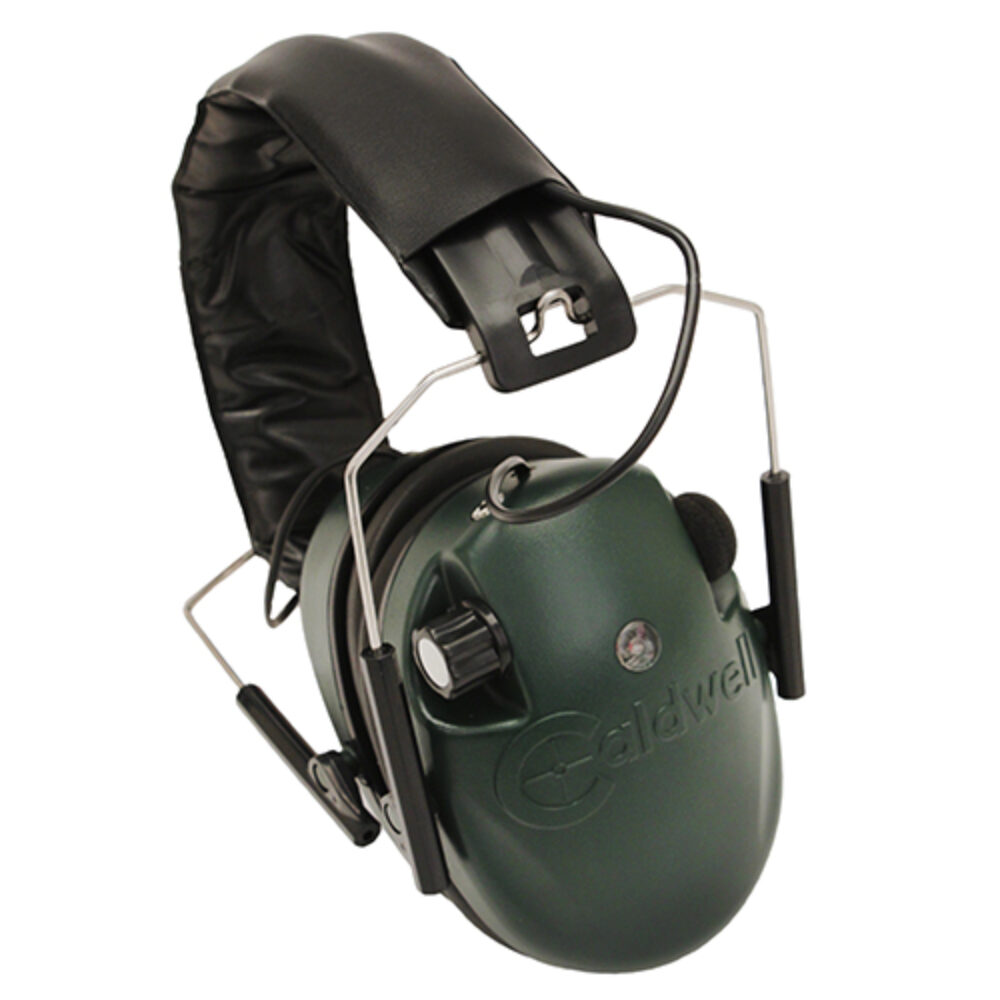 Caldwell 487557 E-Max Low-Profile Muff 23 dB Over the Head Green/Black Adult Caldwell 487557 E-Max Low-Profile Muff 23 dB Over the Head Green/Black Adult