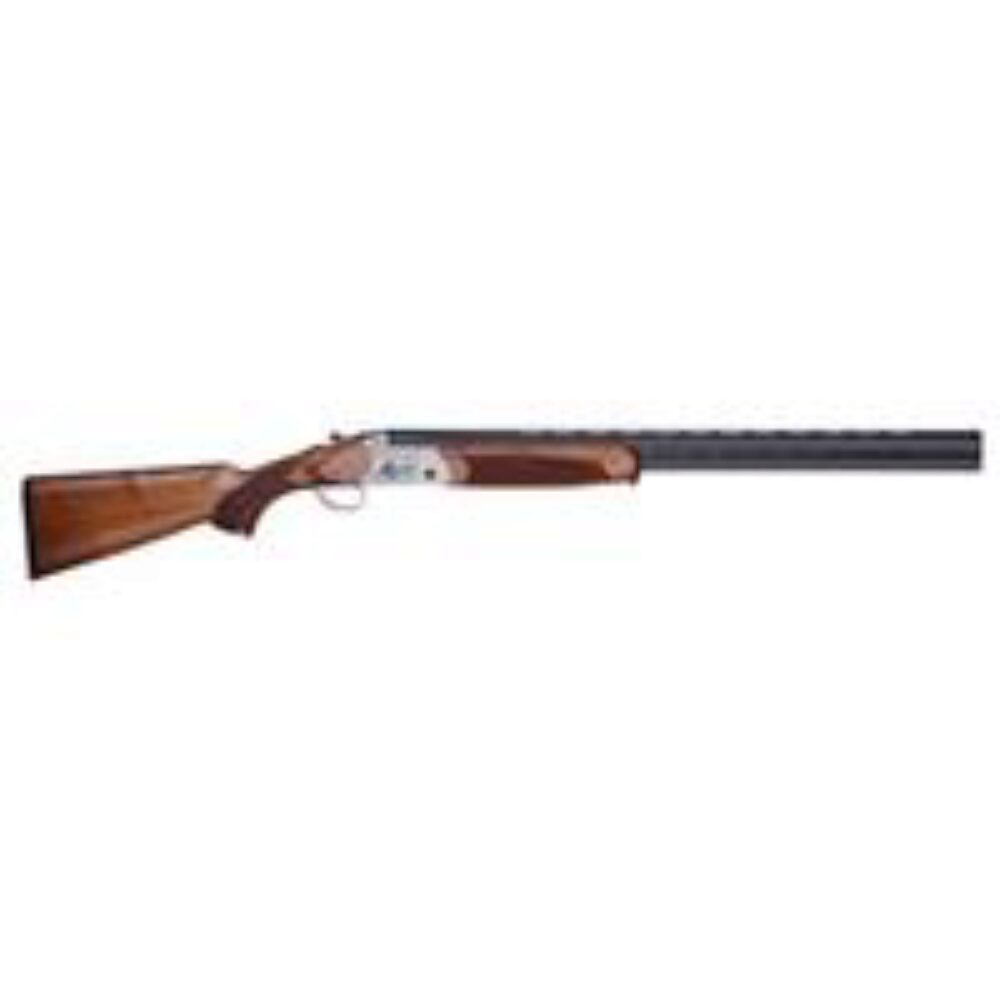 ATI ATIGKOF20SVE Cavalry SVE 20 Gauge 3 2rd 26 Blued O/U Barrel, Silver Engraved Metal Finish, Oiled Turkish Walnut Stock, Ejector, 5 Chokes