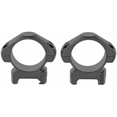 Konus 7404 Scope Ring Set  For Rifle Picatinny/Weaver Medium 30mm Tube Matte Black Steel
