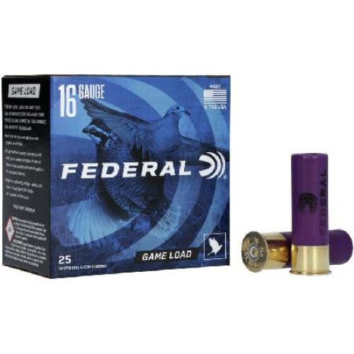 Federal Premium Game Shok 16 Gauge 1 oz Game Load Upland Shotgun Ammunition for Upland