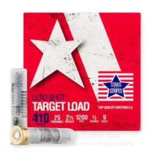 STARS & STRIPES 410GA 2.5" 1/2OZ 9 SHOT