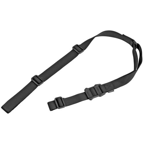 Magpul MAG513-BLK MS1 Sling made of Black Nylon Webbing