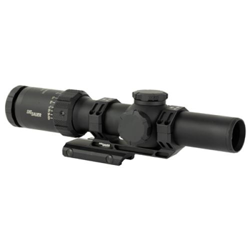 Sig Sauer Electro-Optics SOTM11000 Tango-MSR LPVO Black 1-10x28mm 34mm Tube Illuminated Red MSR BDC10 Reticle Features Throw Lever & ALPHA-MSR Mount