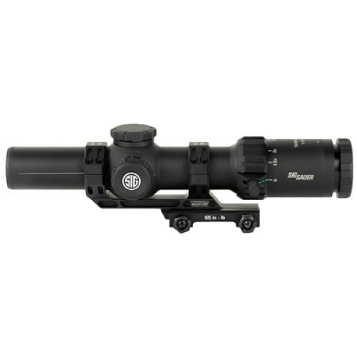 Sig Sauer Electro-Optics SOTM11000 Tango-MSR LPVO Black 1-10x28mm 34mm Tube Illuminated Red MSR BDC10 Reticle Features Throw Lever & ALPHA-MSR Mount