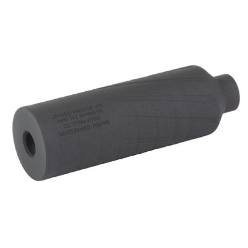 BANISH, Banish 9K, 9MM, Titanium Construction, Cerakote Finish, Black, Direct Thread 1/2x28