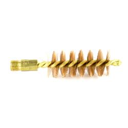 Pro-Shot 20S Bore Brush  20 Gauge Shotgun #5/16-27 Thread Bronze Bristles Looped Tip Brass Core
