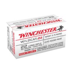 Winchester Wildcat 22lr 40gr Lead Round Nose 50rd