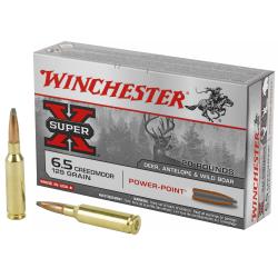 Winchester SUPER X LINE EXTENSIONS 6.5 Creedmoor 129 grain Power-Point Centerfire Rifle Ammunition