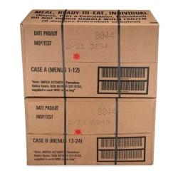 MEAL, READY TO EAT INDIVIDUAL CASE OF 12 AMERIQUAL