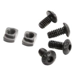 Magpul MAG615-BLK M-LOK T-Nut Replacement Set M-LOK Chromoly Steel Black Manganese Phosphate