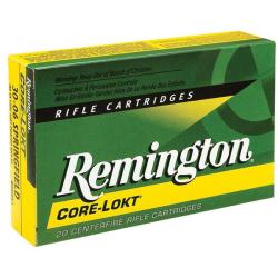 Remington Core-Lokt .308 Winchester 150 Grain Core-Lokt Pointed Soft Point Centerfire Rifle Ammo