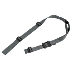 Magpul MAG513-GRY MS1 Sling 1.25 W x 48- 60 L Adjustable Two-Point Gray Nylon Webbing for Rifle