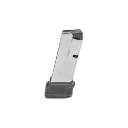 Springfield Hellcat Magazine 9mm 15 Round Stainless Black Finger Rest